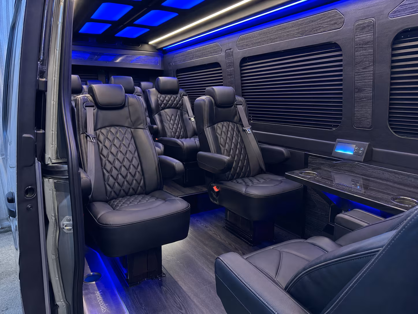 sprinter van transportation for groups and events across stratford