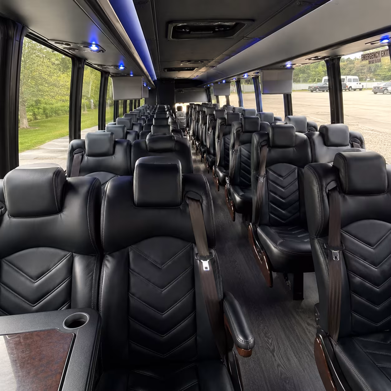 stratford airport transportation onboard seating