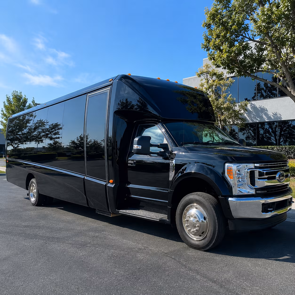 stratford corporate event transportation onboard seating